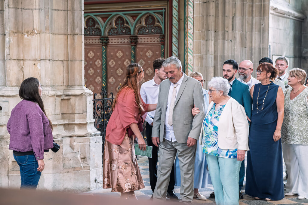 wedding planner place le cortège dans la cathédrale